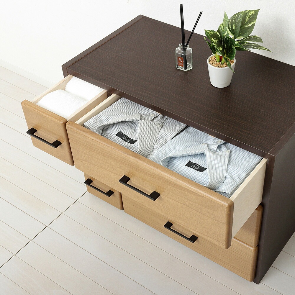 タンス チェスト 箪笥 日本製 完成品 63118-63119（商品番号：20-63118