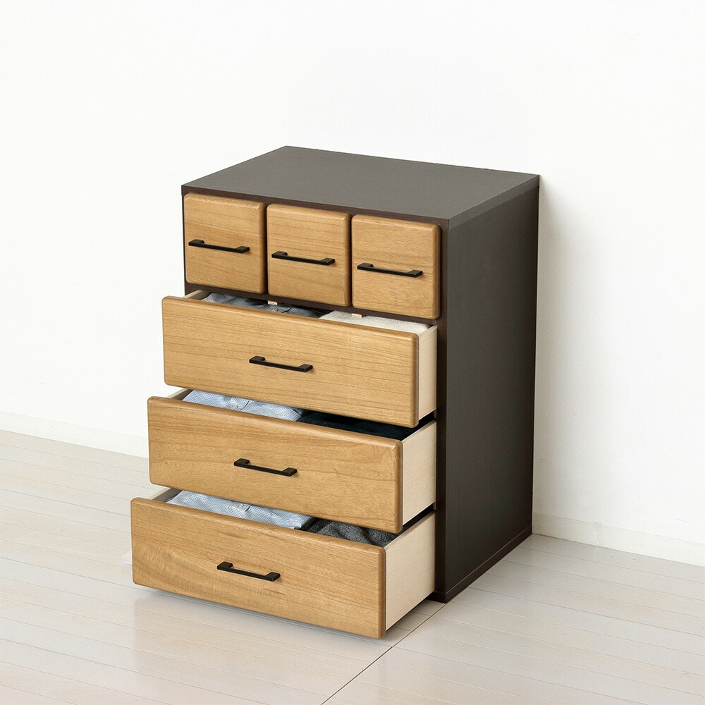 タンス チェスト 箪笥 日本製 完成品 63118-63119（商品番号：20-63118