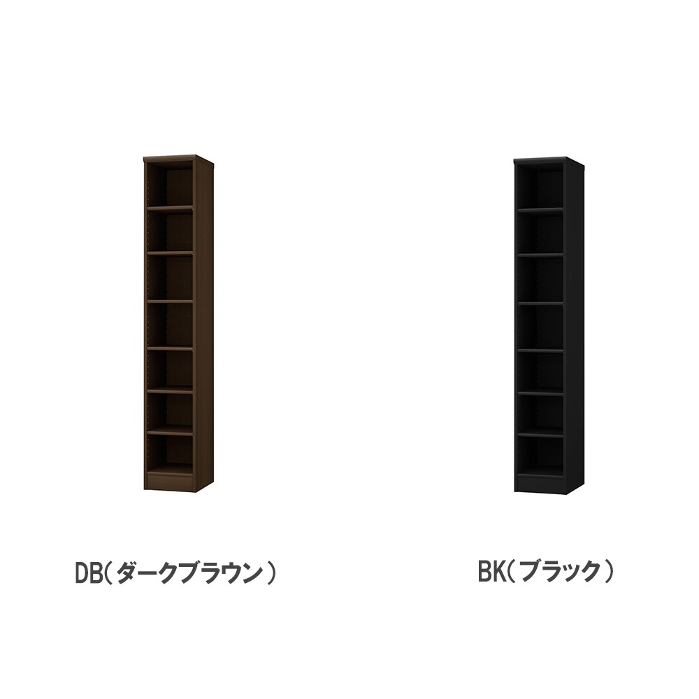 オーダー本棚 幅25-29×奥行40×高さ178cm 標準 書庫 書棚 1825-29MD 