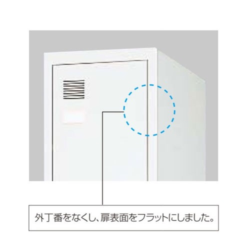 ロッカー 12人用 3列4段 ダイヤル錠 幅900×奥行515×高さ1790mm FLK-12D