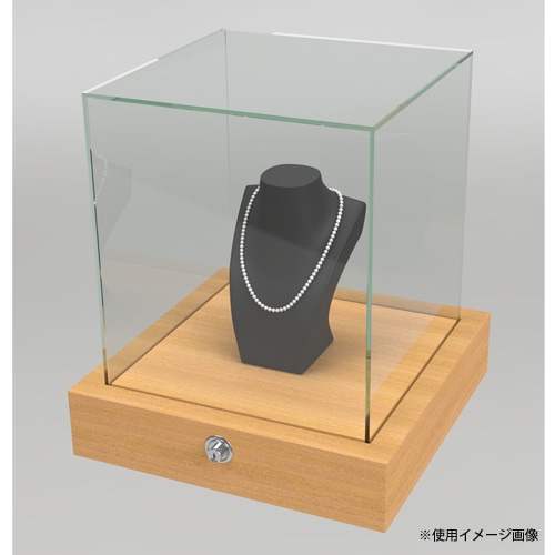 アクリルケース 卓上タイプ 幅450×奥行450×高さ500mm プッシュ錠付き
