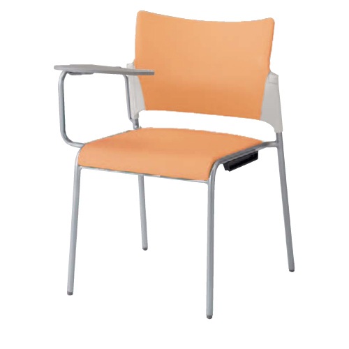 スタッキングチェア ミーティングチェア メモ台付き オカムラ 81R2JX-PB