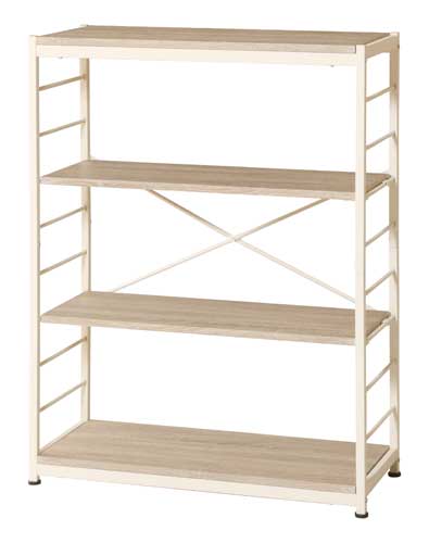 フリーラック 4段 オープンラック 幅840×高さ1110mm VKR-4（商品番号