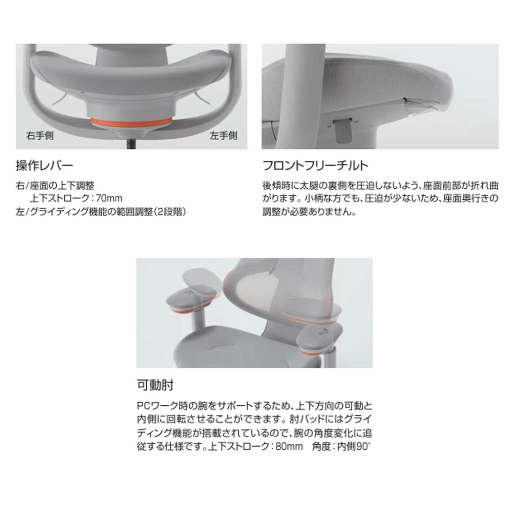 オフィスチェア コクヨ イングクラウド ヘッドレストなし ウレタン