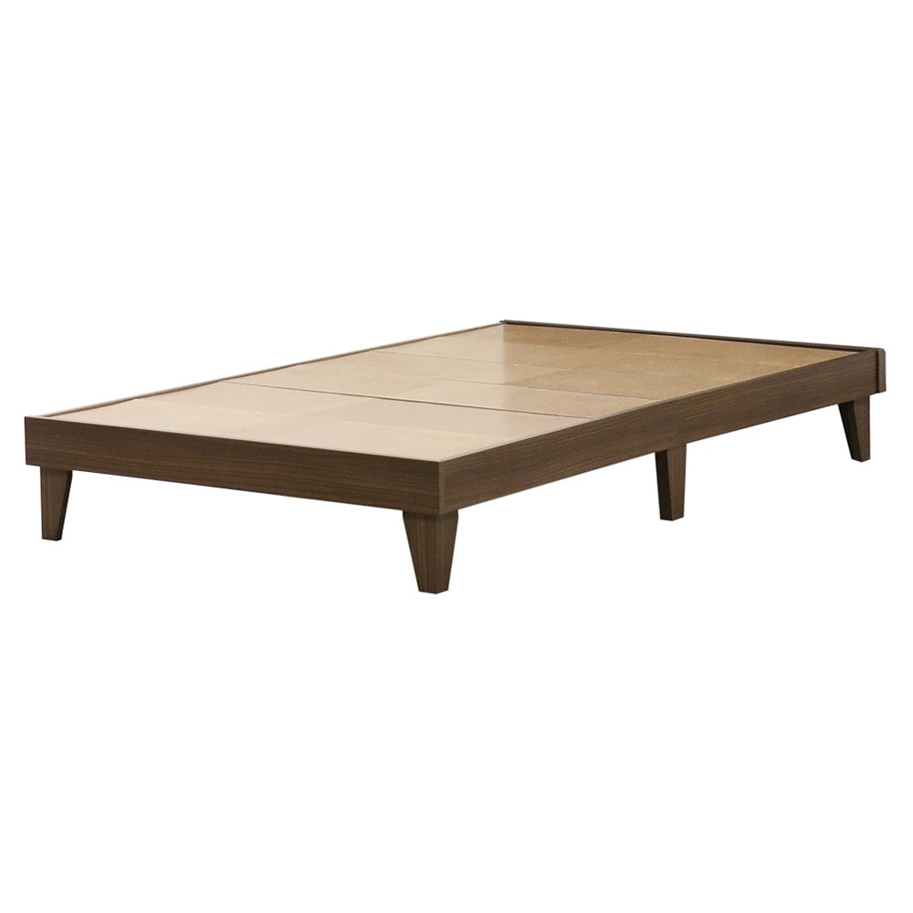 ベッドフレーム ダブル ヘッドレスタイプ 木製 ダブルベッド E379-D