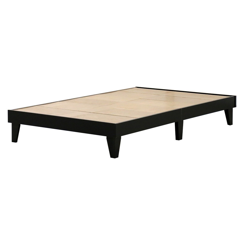 ベッドフレーム ダブル ヘッドレスタイプ 木製 ダブルベッド E379-D