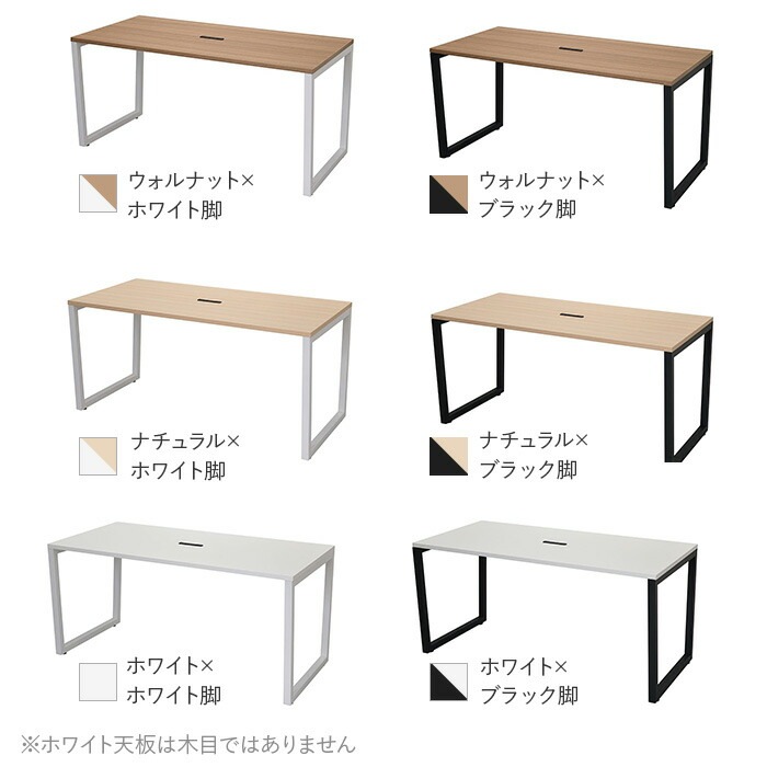会議用テーブル ミーティングテーブル 幅1500×奥行750×高さ720mm