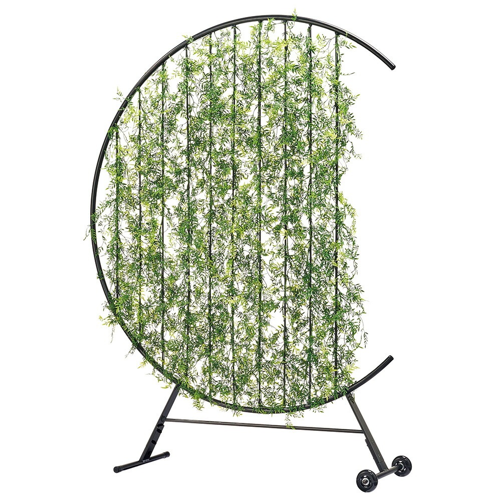 パーテーション ライオン事務器 キャスター フェイクグリーン