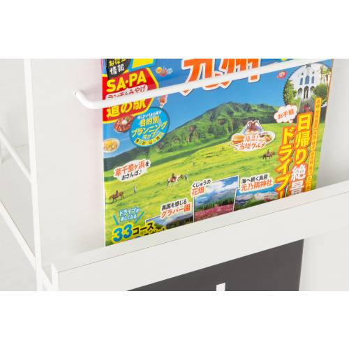 マガジンラック 幅350×奥行290×高さ1080mm 本棚 ディスプレイラック