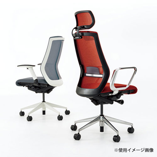 【早い者勝ち】ウチダ セレッツァ オフィスチェア 内田洋行 セレッツァ オフィスチェア ホワイトフレーム ブラック