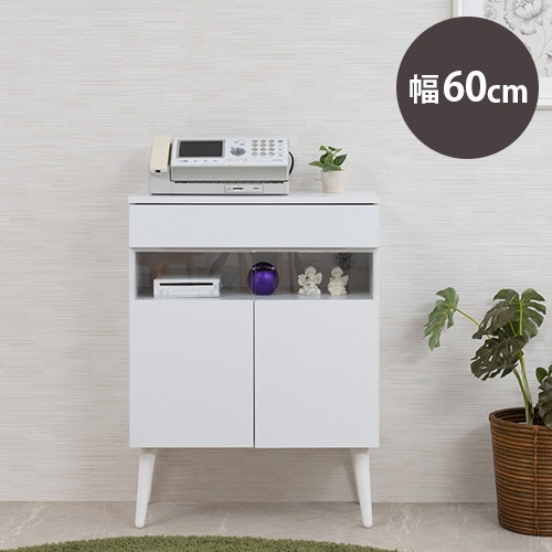 キャビネット 幅60cm 棚 収納棚 サイドボード fy-0126（商品番号：15