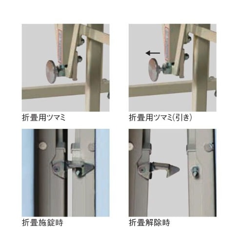 折りたたみベッド 幅1810×奥行760×高さ610mm キャスター付 合成皮革