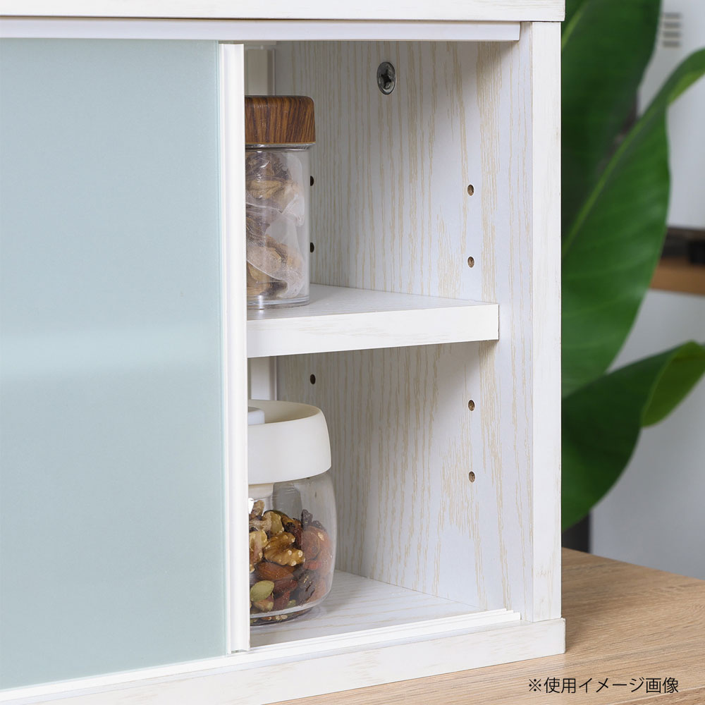カウンター上収納ラック 幅600×奥行265×高さ290mm オーク オーク