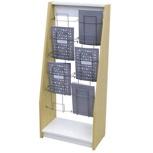 カタログスタンド 2列5段 A4 パンフレットスタンド 幅526×奥行300×高さ