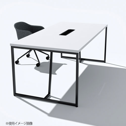 会議テーブル 幅1800×奥行750×高さ720mm 角型 抗菌天板 ミーティング