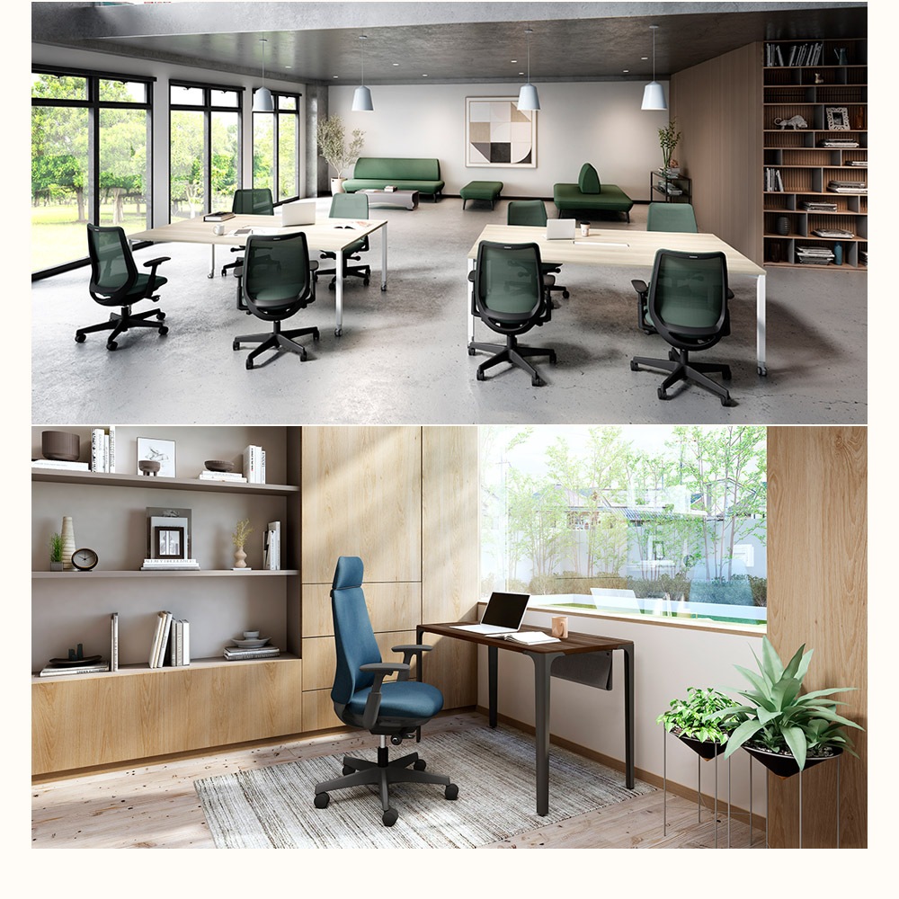 オフィスチェア ポータム オカムラ スタンダードバック 背クッション