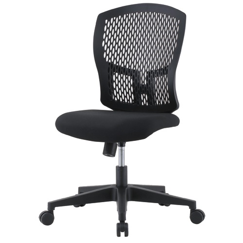 デスクチェア 肘なし オフィスチェア パソコンチェア 事務椅子 D4C-07