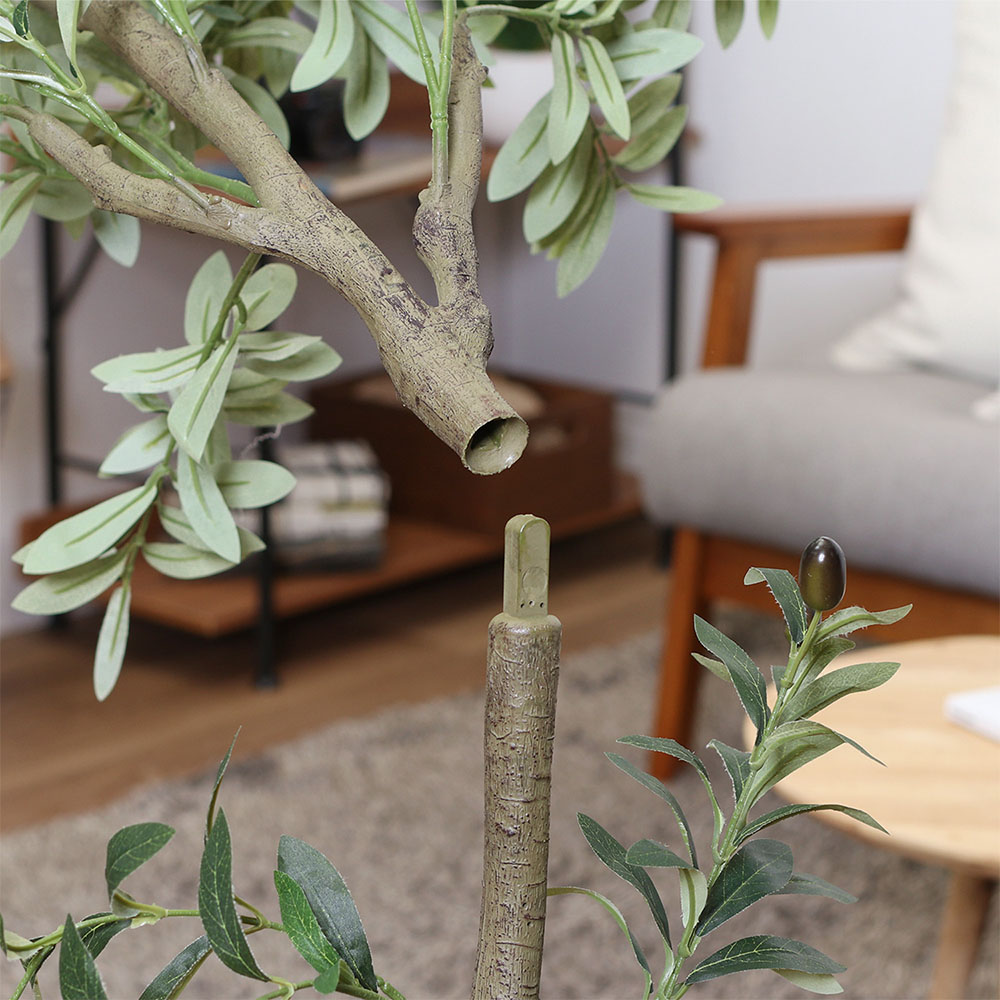 フェイクグリーン オリーブ 幅750×奥行550×高さ1500mm アートグリーン