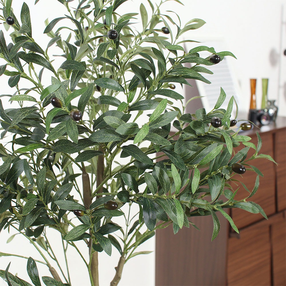 フェイクグリーン オリーブ 幅750×奥行550×高さ1500mm アートグリーン