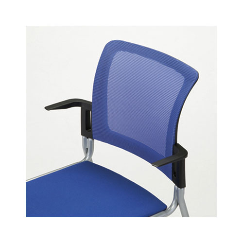 ミーティングチェア 会議椅子 スタッキングチェア キャスター付き MC