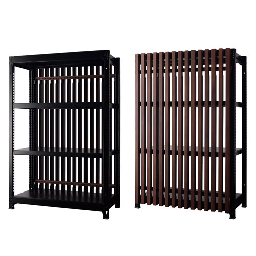 スチールラック 格子付き 幅940×高さ1400mm 基本型 格子ラック DR