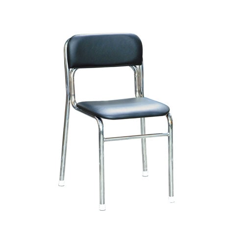 スタッキングチェア 座面高42cm 幅460×奥行460×高さ735mm パイプ椅子