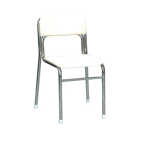 スタッキングチェア 座面高42cm 幅460×奥行460×高さ735mm パイプ椅子