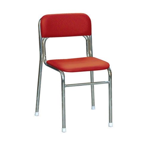 スタッキングチェア 座面高42cm 幅460×奥行460×高さ735mm パイプ椅子