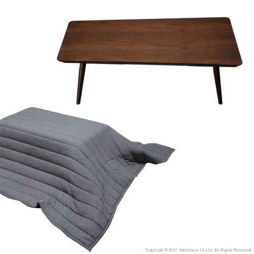 【新品】☆木製折れ脚 棚付きこたつ120WNT ☆【OUTLET】 木製棚付きこたつ〔120×50cm〕 こたつ こたつテーブル 長方形