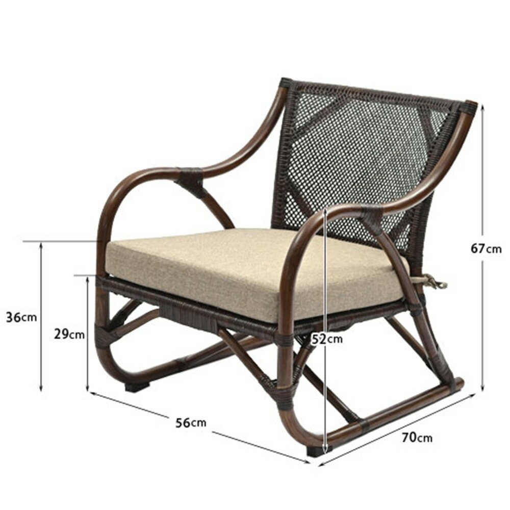 ダイニングチェア パーソナルチェア 幅52cm ダークブラウン×ブラウン 2脚セット 木製 リビング 在宅ワーク 店舗 インテリア家具