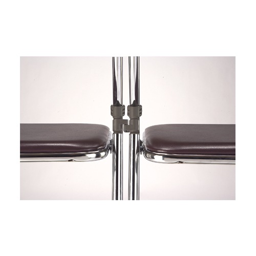 パイプ椅子 メッキ脚タイプ スライド式折りたたみイス オフィス家具