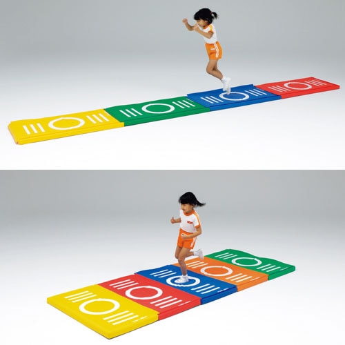 ステップケンパ指示マークマット T-2819R 60×120 赤 トーエイライト 4518891088671 k23-mk T-2819 ステップケンパ指示マークマット | トーエイライト株式会社