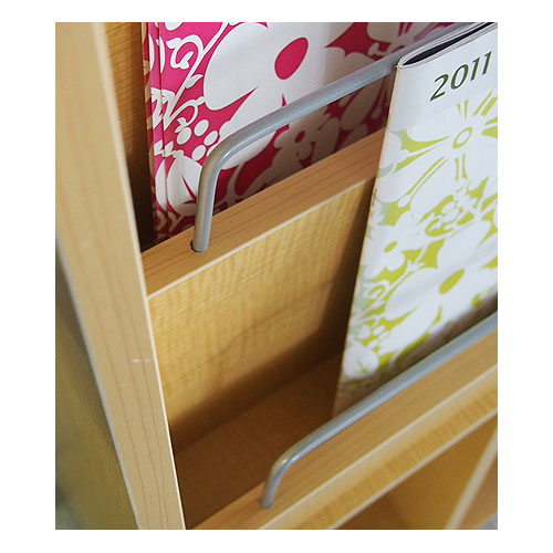 マガジンラック 3段 マガジンスタンド 絵本棚 幅550×奥行290×高さ948mm