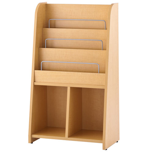 マガジンラック 3段 マガジンスタンド 絵本棚 幅550×奥行290×高さ948mm