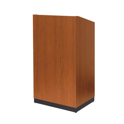 司会者台 幅600×奥行450×高さ1100mm チーク ローズ 演説台 SKD-6045