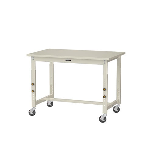 ヤマテック ワークテーブル ワンタッチ移動タイプＨ９００ Ｗ９００×Ｄ６００×Ｈ９００ 1台 ヤマテック ワークテーブル ワンタッチ移動タイプH900 W1200×D600×H900