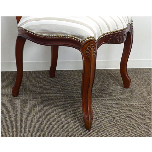 美品 ダイニングチェア ラウンジチェア 椅子 リビング アンティーク スツール ダイニングチェア 肘付き 高級 優雅 椅子 チェア 上品 天然木