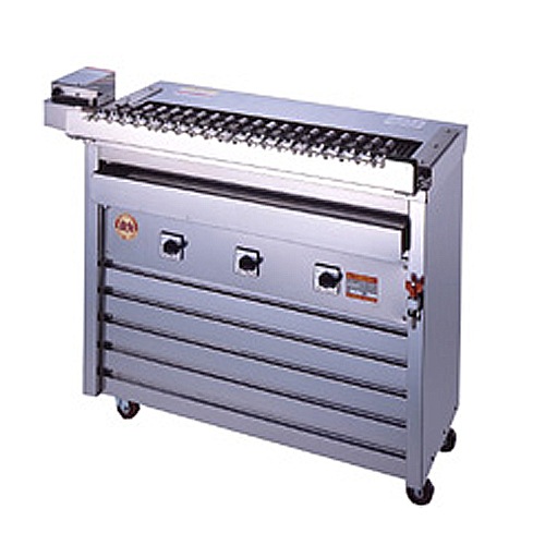 電気グリラー 回転式 幅1080×奥行570×高さ950mm グリル 串焼きグリラー 3K-012X