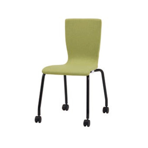 ミーティングチェア 布張り キャスター付き 肘なし オフィスチェア TIF