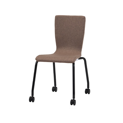 ミーティングチェア 布張り キャスター付き 肘なし オフィスチェア TIF