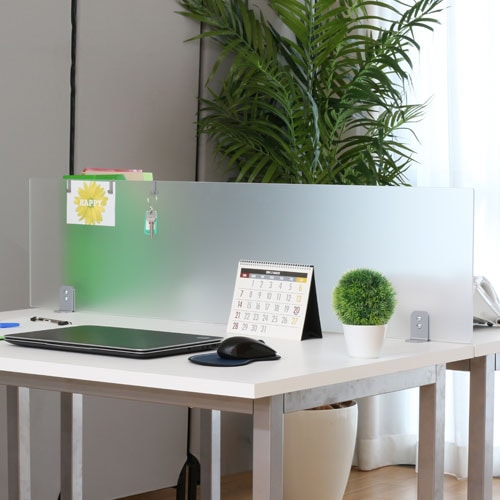 デスクトップパネル アクリル デスクパーテーション 幅1600×高さ310mm