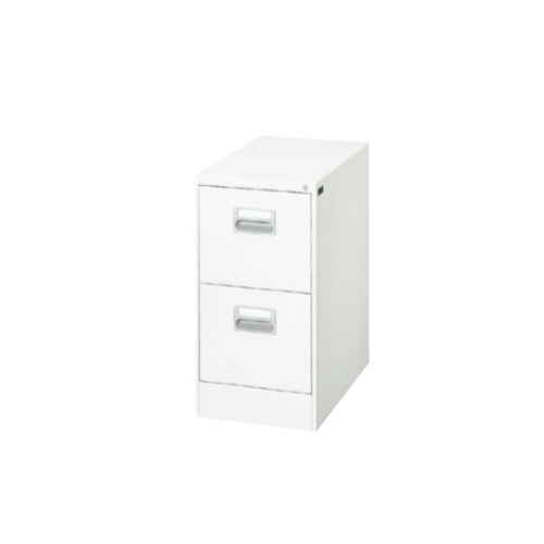 ファイリングキャビネット 2段 ホワイト A4 ファイリング A4-2W