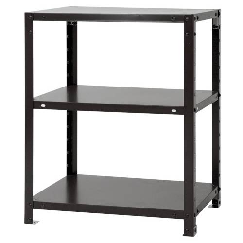 スチールラック 幅60×奥行45×高さ90cm 3段 40kg/段 軽量ラック NSTR