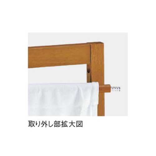 山水画風4つ折りパーテーション 展示品 衝立 パーテーション 山水画ふすま 縁どんす巻き 国産品 天然木