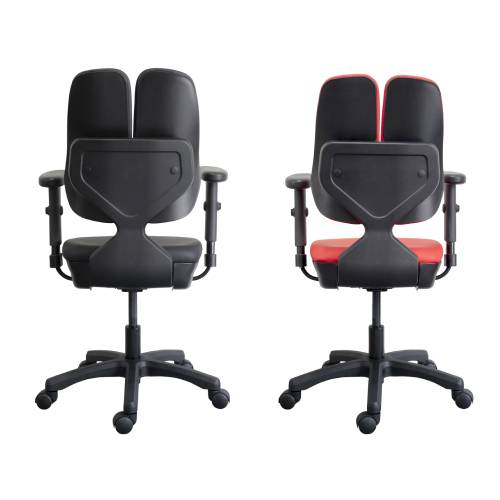 デスクチェア DUOREST 肘付き 幅595×奥行595×高さ910~1010mm ワーク