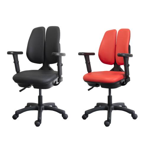 デスクチェア DUOREST 肘付き 幅595×奥行595×高さ910~1010mm ワーク