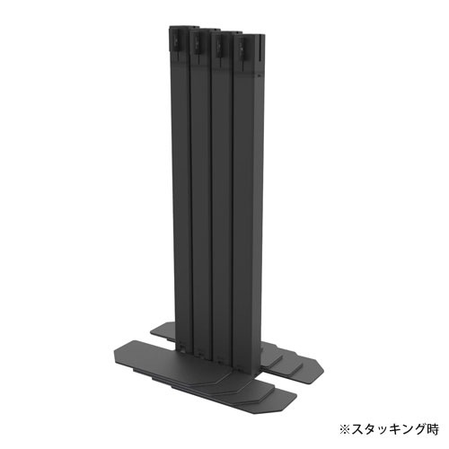 ベルトパーテーション アルミ シルバー 幅350×奥行350×高さ900mm