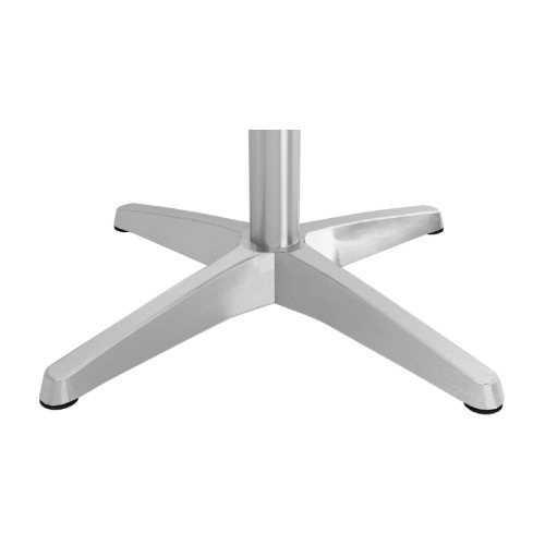 カフェテーブル 幅60×奥行60×高さ100cm アルミ脚 ハイタイプ