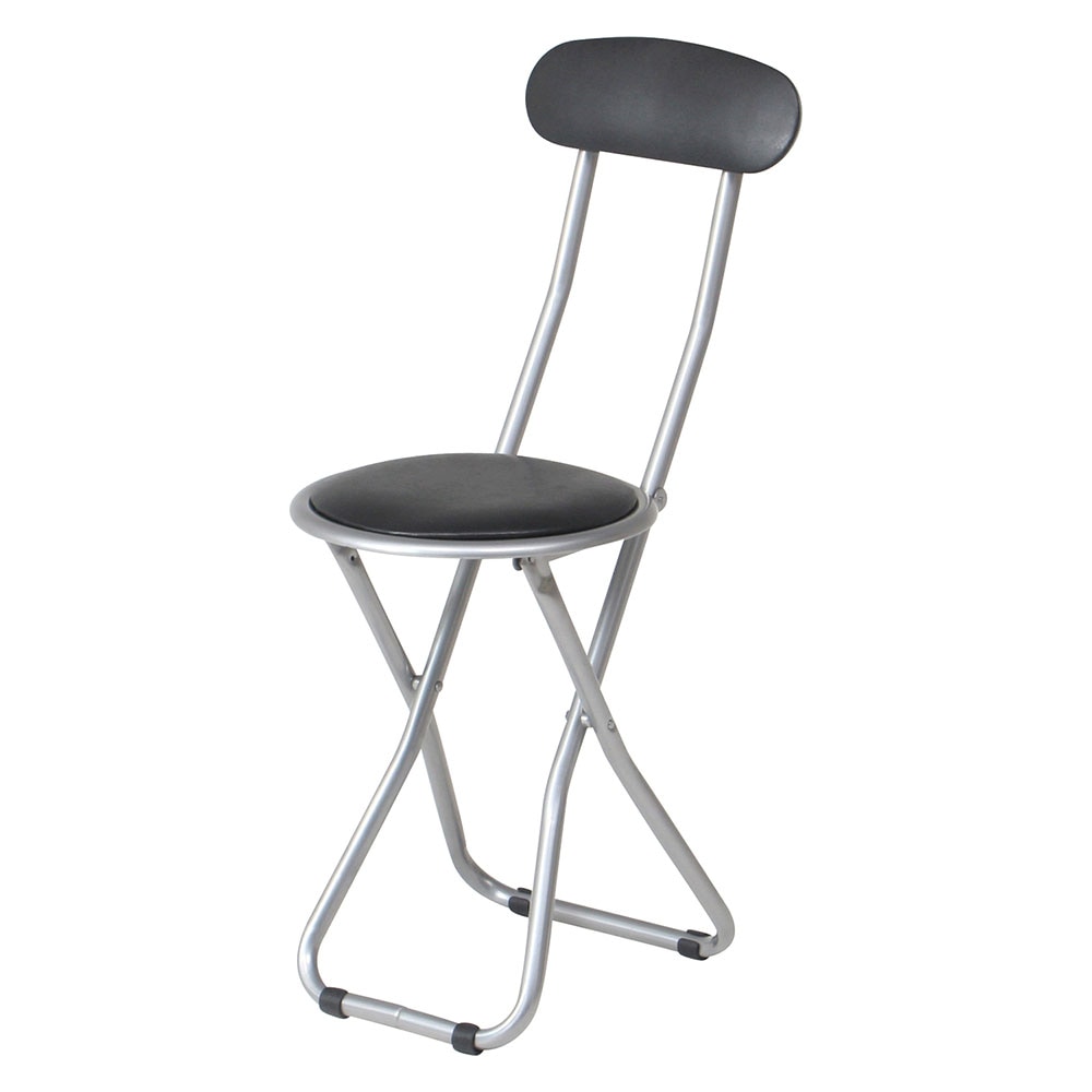 パイプチェア 6脚 セット 折り畳みチェア スリム FB-32BK（商品番号