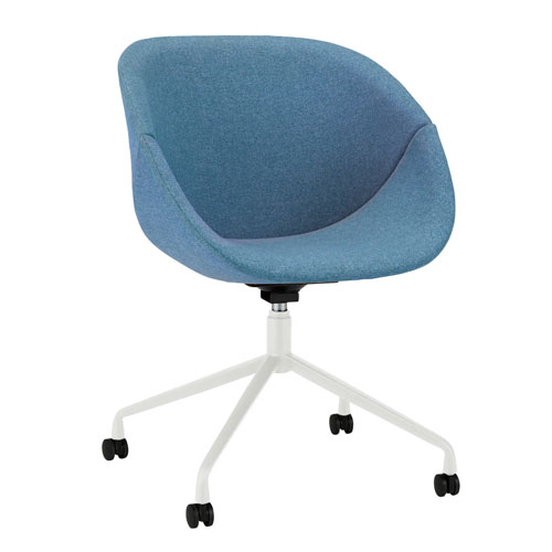 ミーティングチェア 会議椅子 ラウンジチェア キャスター付き RDP3-XC